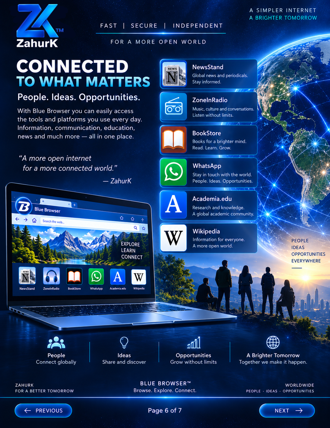 Blue Browser page 6 of 7